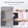 imageTECKNET Keyboard Wrist Rest and Mouse Pad with Wrist Support Memory Foam Set for ComputerLaptopMac Lightweight for Easy Typing ampamp Pain Relief Ergonomic MousepadLight Pink