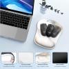 imageTECKNET Keyboard Wrist Rest and Mouse Pad with Wrist Support Memory Foam Set for ComputerLaptopMac Lightweight for Easy Typing ampamp Pain Relief Ergonomic Mousepad