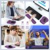 imageTECKNET Keyboard Wrist Rest and Mouse Pad with Wrist Support Memory Foam Set for ComputerLaptopMac Lightweight for Easy Typing ampamp Pain Relief Ergonomic MousepadPurple