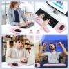 imageTECKNET Keyboard Wrist Rest and Mouse Pad with Wrist Support Memory Foam Set for ComputerLaptopMac Lightweight for Easy Typing ampamp Pain Relief Ergonomic MousepadLight Pink