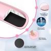 imageTECKNET Keyboard Wrist Rest and Mouse Pad with Wrist Support Memory Foam Set for ComputerLaptopMac Lightweight for Easy Typing ampamp Pain Relief Ergonomic MousepadLight Pink