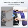 imageTECKNET Keyboard Wrist Rest and Mouse Pad with Wrist Support Memory Foam Set for ComputerLaptopMac Lightweight for Easy Typing ampamp Pain Relief Ergonomic MousepadDark Purple Galaxy