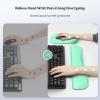 imageTECKNET Keyboard Wrist Rest and Mouse Pad with Wrist Support Memory Foam Set for ComputerLaptopMac Lightweight for Easy Typing ampamp Pain Relief Ergonomic MousepadLight Green