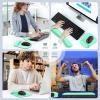 imageTECKNET Keyboard Wrist Rest and Mouse Pad with Wrist Support Memory Foam Set for ComputerLaptopMac Lightweight for Easy Typing ampamp Pain Relief Ergonomic MousepadLight Green