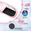 imageTECKNET Keyboard Wrist Rest and Mouse Pad with Wrist Support Memory Foam Set for ComputerLaptopMac Lightweight for Easy Typing ampamp Pain Relief Ergonomic MousepadPink White