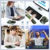 imageTECKNET Keyboard Wrist Rest and Mouse Pad with Wrist Support Memory Foam Set for ComputerLaptopMac Lightweight for Easy Typing ampamp Pain Relief Ergonomic MousepadOil on Green