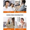 imageTECKNET Bluetooth Headset Wireless Headset with Noise Canceling Microphone for Trucker OnEar Bluetooth Headset with Mute Mic for WorkBlack