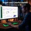 imageTECKNET Wired Gaming Keyboard 24G USB Computer Keyboards 7Color ampamp 4 Modes Backlit Whisper Quiet Switches Full Size Quiet Keyboard for Windows Desktop PC Laptop GamingCarbon Black