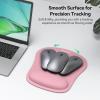 imageTECKNET Ergonomic Keyboard Wrist Rest and Mouse Pad Foldable Memory Foam Wrist Rest for Computer Keyboard Durable Mousepad for Computer Laptop Mac Lightweight for Easy Typing and Pain Relief NavyMorandi Pink