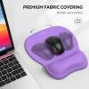 imageTECKNET Gel Mouse Pad with Wrist Rest Ergonomic Office Mousepad with Wrist Support  NonSlip ampamp Smooth Surface Comfortable Desk Accessories Mat for Office Gaming and Study  GradientPurple