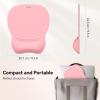 imageTECKNET Gel Mouse Pad with Wrist Rest Ergonomic Office Mousepad with Wrist Support  NonSlip ampamp Smooth Surface Comfortable Desk Accessories Mat for Office Gaming and Study  GradientPINK