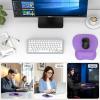 imageTECKNET Gel Mouse Pad with Wrist Rest Ergonomic Office Mousepad with Wrist Support  NonSlip ampamp Smooth Surface Comfortable Desk Accessories Mat for Office Gaming and Study  GradientPurple