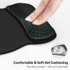 imageTECKNET Gel Mouse Pad with Wrist Rest Ergonomic Office Mousepad with Wrist Support  NonSlip ampamp Smooth Surface Comfortable Desk Accessories Mat for Office Gaming and Study  GradientCharcoal Black