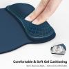 imageTECKNET Gel Mouse Pad with Wrist Rest Ergonomic Office Mousepad with Wrist Support  NonSlip ampamp Smooth Surface Comfortable Desk Accessories Mat for Office Gaming and Study  GradientNavy