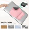 imageTECKNET Gel Mouse Pad with Wrist Rest Ergonomic Office Mousepad with Wrist Support  NonSlip ampamp Smooth Surface Comfortable Desk Accessories Mat for Office Gaming and Study  GradientPINK