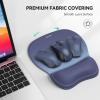 imageTECKNET Gel Mouse Pad with Wrist Rest Ergonomic Office Mousepad with Wrist Support  NonSlip ampamp Smooth Surface Comfortable Desk Accessories Mat for Office Gaming and Study  GradientGradient Color