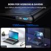 imageTECKNET Laptop Cooling Pad 12quot156quot Laptop Cooler Gaming Laptop Cooling Stand Wind Speed Adjustable 2 USB Powered Laptop Fan Cooling Pad for Laptop Within 16 Inch RedBlue