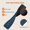 imageTECKNET Wrist Rest for Computer Keyboard Thicken Memory Foam Wrist Support Pad for Keyboard Ergonomic Palm Rest for Pain Relief AntiSlip Rubber Base 17x33 in 1 inch 25mm BlackBlue