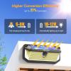 imageTECKNET 4200Lm 416 LED Solar Lights Outdoor Waterproof 300 Angle ampamp 3 Lighting Modes Motion Sensor Outdoor Lights 2 Pack Security Solar Light IP66 for Fence Front Door Yard Deck Garden Garage1 Pack  Cool White