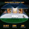 imageTECKNET 4200Lm 416 LED Solar Lights Outdoor Waterproof 300 Angle ampamp 3 Lighting Modes Motion Sensor Outdoor Lights 2 Pack Security Solar Light IP66 for Fence Front Door Yard Deck Garden Garage1 Pack  Cool White