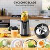 imageTECKNET 600W Smoothie Blender Portable Blender for Smoothies and Shakes Countertop and Personal Bullet Grinder Combo for Kitchen with 2 BPAFree Cup Frozen Fruit Drinks and SaucesGray