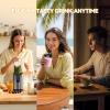 imageTECKNET 600W Smoothie Blender Portable Blender for Smoothies and Shakes Countertop and Personal Bullet Grinder Combo for Kitchen with 2 BPAFree Cup Frozen Fruit Drinks and SaucesGray