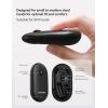 imageTECKNET Bluetooth Mouse 24G Silent Wireless Mouse for 2 ModesBT305024Ghz Contoured Grip with USB Receiver Quiet Click Portable Compatible with PC Chromebook Mac  PinkBlack