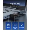 imageTECKNET Mouse Jiggler Undetectable USB Mover Device with 3 Modes Color LED Indicator Plug ampamp Play to Keep PC Laptop Awake One Button Control No InterferenceMJ001