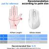 imageTECKNET Rechargeable Jiggler Wireless Mouse BT5030 ampamp 24G 4800 DPI Silent USB A ampamp Bluetooth Mouse 6 Buttons Wide Compatibility  BlackWhite