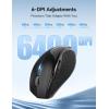 imageTECKNET Wireless Mouse RechargeableMouse for Laptop Computer24G USB Computer Mice Wireless6 Button 6400 DPI Ergonomic Silent MicePortable Cordless Travel MiceWide CompatibilityBlack