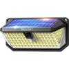 imageTECKNET 4200Lm 416 LED Solar Lights Outdoor Waterproof 300 Angle ampamp 3 Lighting Modes Motion Sensor Outdoor Lights 2 Pack Security Solar Light IP66 for Fence Front Door Yard Deck Garden Garage1 Pack  Cool White