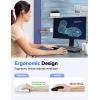 imageTECKNET 24G Ergonomic Mouse Vertical Wireless  4800 DPI Optical Carpal Tunnel Mouse Right Hand 5 Adjustable DPI Quiet Clicks 6 Buttons for Laptop Desktop PC Computer  BlackWhite