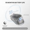 imageTECKNET Bluetooth Mouse BT 5230 and 24G Computer Mouse for Laptops Small to Medium Size Silent Click 3Level Adjustable DPI 18Month Battery Compatible with Windows MacOS and ChromeOSGray