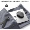 imageTECKNET Bluetooth Mouse BT 5230 and 24G Computer Mouse for Laptops Small to Medium Size Silent Click 3Level Adjustable DPI 18Month Battery Compatible with Windows MacOS and ChromeOSGray