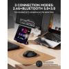 imageTECKNET Wireless Mouse BluetoothBT30ampampBT50Black