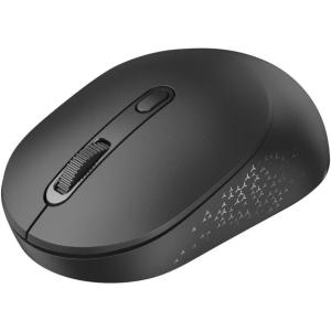 imageTECKNET Bluetooth Mouse BT 5230 and 24G Computer Mouse for Laptops Small to Medium Size Silent Click 3Level Adjustable DPI 18Month Battery Compatible with Windows MacOS and ChromeOSBlack