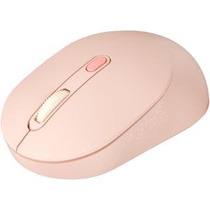imageTECKNET Bluetooth Mouse BT 5230 and 24G Computer Mouse for Laptops Small to Medium Size Silent Click 3Level Adjustable DPI 18Month Battery Compatible with Windows MacOS and ChromeOSPink