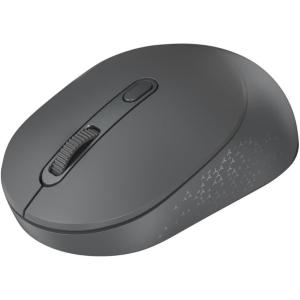 imageTECKNET Bluetooth Mouse BT 5230 and 24G Computer Mouse for Laptops Small to Medium Size Silent Click 3Level Adjustable DPI 18Month Battery Compatible with Windows MacOS and ChromeOSGray