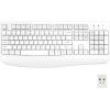 imageEDJO Wireless Keyboard 24G Ergonomic Full Size Wireless Computer Keyboard with Wrist Rest for Windows Mac OS DesktopLaptopPCBlackwhite