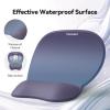 imageTECKNET Gel Mouse Pad Set with Wrist Rest and Keyboard Wrist Rest Ergonomic Mousepad Rests with NonSlip PU Base for Pain Relief Computer Laptop Office ampamp HomeBlue Purple Gradient