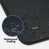 imageTECKNET 4 Pack Mouse Pad with Antifray Stitching Waterproof Surface ampamp NonSlip Rubber Base with Stitched Edges Gaming Mouse Mat for Laptop Compatible with Laser and Optical Mice  BlackFerrous