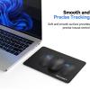 imageTECKNET 4 Pack Mouse Pad with Antifray Stitching Waterproof Surface ampamp NonSlip Rubber Base with Stitched Edges Gaming Mouse Mat for Laptop Compatible with Laser and Optical Mice  BlackFerrous