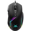 imageTECKNET Wired Gaming Mouse 12800 DPI with Optical Sensor 8 Programmable Buttons 13 RGB Backlit Modes Ergonomic Design Custom Software Gaming Mice for LaptopPCBlack