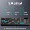 imageTECKNET Wired KeyboardSilent USB Keyboard for OfficeSpillResistantSlim FullSize Membrane LayoutPlug and Play for PCLaptopMacBlack