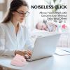image:imageTECKNET Ergonomic Mouse Wireless Bluetooth Vertical Mouse 4800 DPI Optical Tracking 6 Adjustable DPI Quiet Clicks 24GHz with USB A Receiver 12 Months Battery 6 Buttons Wide CompatibilityPink