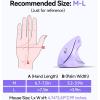image:imageTECKNET Ergonomic Mouse Wireless Bluetooth Vertical Mouse 4800 DPI Optical Tracking 6 Adjustable DPI Quiet Clicks 24GHz with USB A Receiver 12 Months Battery 6 Buttons Wide CompatibilityPurple