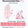 image:imageTECKNET Ergonomic Mouse Wireless Bluetooth Vertical Mouse 4800 DPI Optical Tracking 6 Adjustable DPI Quiet Clicks 24GHz with USB A Receiver 12 Months Battery 6 Buttons Wide CompatibilityPinkPurple