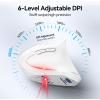 image:imageTECKNET Ergonomic Mouse Wireless Bluetooth Vertical Mouse 4800 DPI Optical Tracking 6 Adjustable DPI Quiet Clicks 24GHz with USB A Receiver 12 Months Battery 6 Buttons Wide CompatibilityWhite