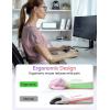 image:imageTECKNET Ergonomic Mouse Wireless Rechargeable Mouse Silent for Carpal Tunnel Right Hand 24GHz USB Vertical Mouse Wireless for Laptop 5 Adjustable 4800 DPI Computer MacBook DesktopPink and Purple