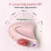image:imageTECKNET Ergonomic Mouse Wireless Rechargeable Mouse Silent for Carpal Tunnel Right Hand 24GHz USB Vertical Mouse Wireless for Laptop 5 Adjustable 4800 DPI Computer MacBook DesktopPink